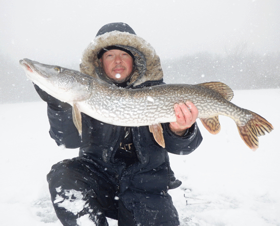 Guided ice fishing